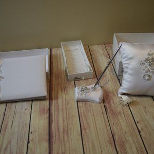 Lillian Rose Pearl Garden Wedding Pen, Guestbook +